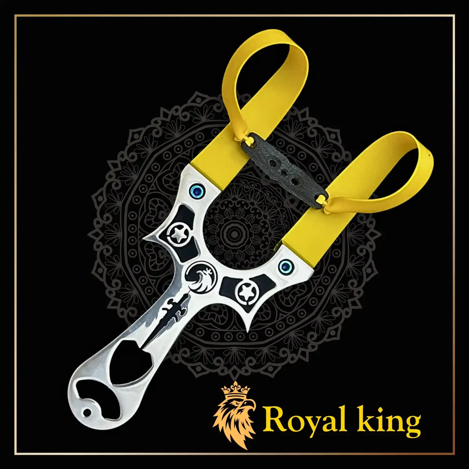 Professional Steel Slingshot for Bird Hunting with 50 Steelballs | Model S17