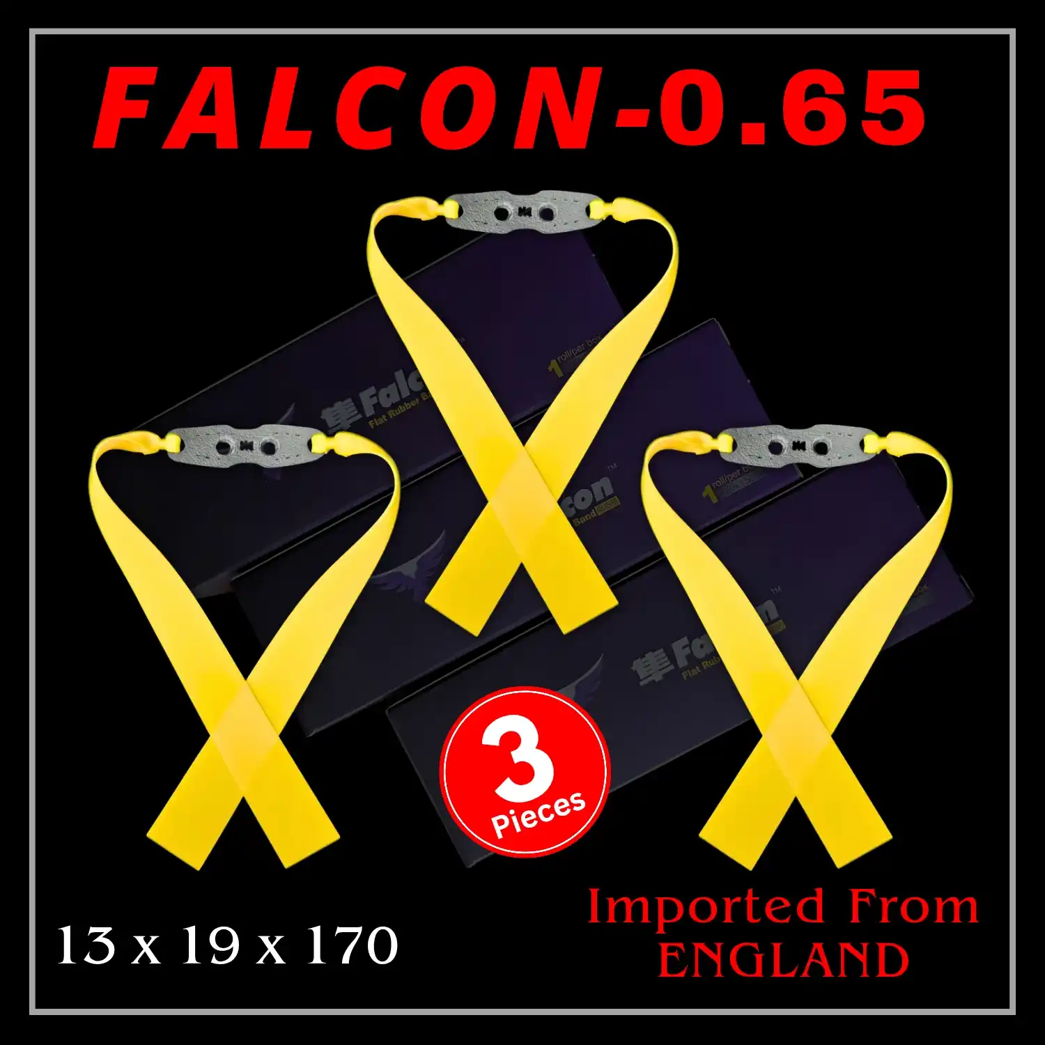 Falcon 0.65 This falcon brand is the most used brand by slingshot players in continental Europe, it is specially designed for hunting, and its speed and performance are high, so it is loved by European slingshot players.
