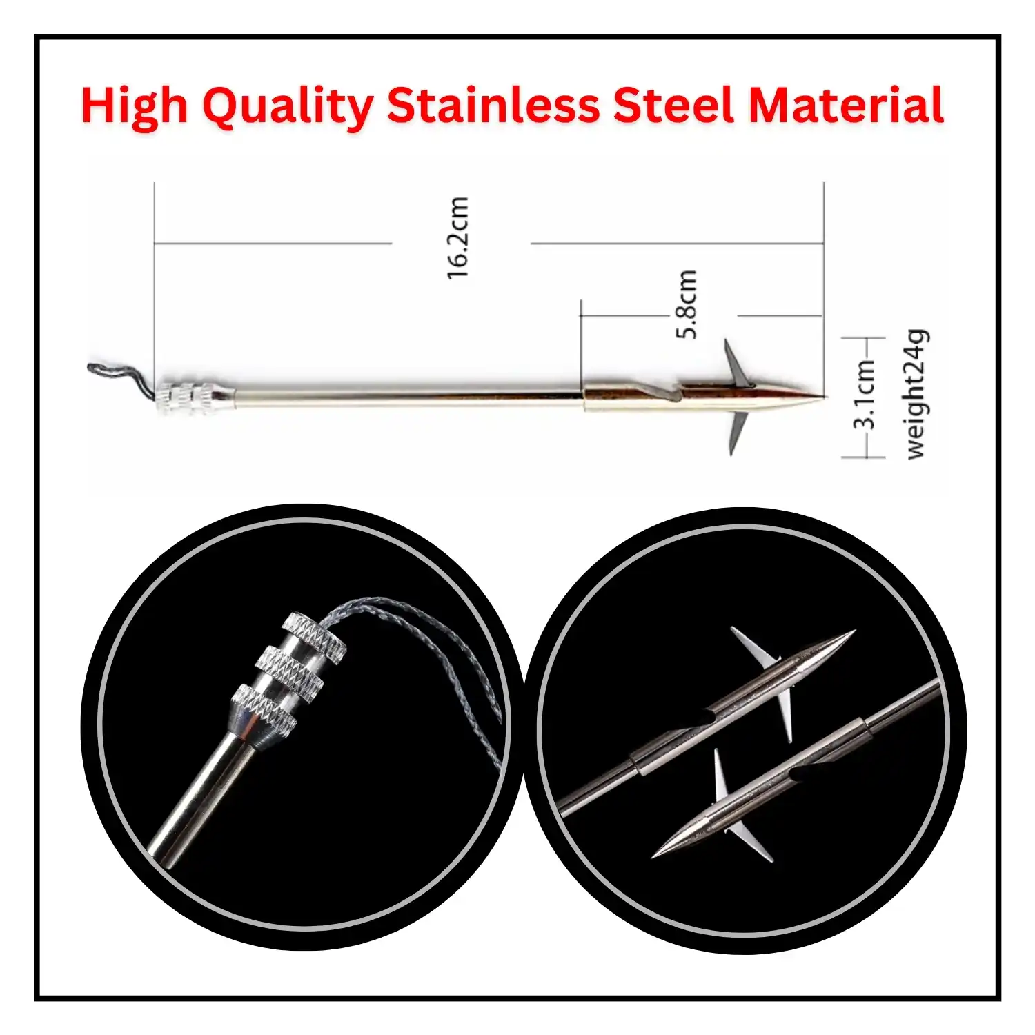 Fishing Dards 3 pcs , High Quality Metal Fish Darts for Outdoor Hunting and Slingshot Entertainment for River Lake Stream