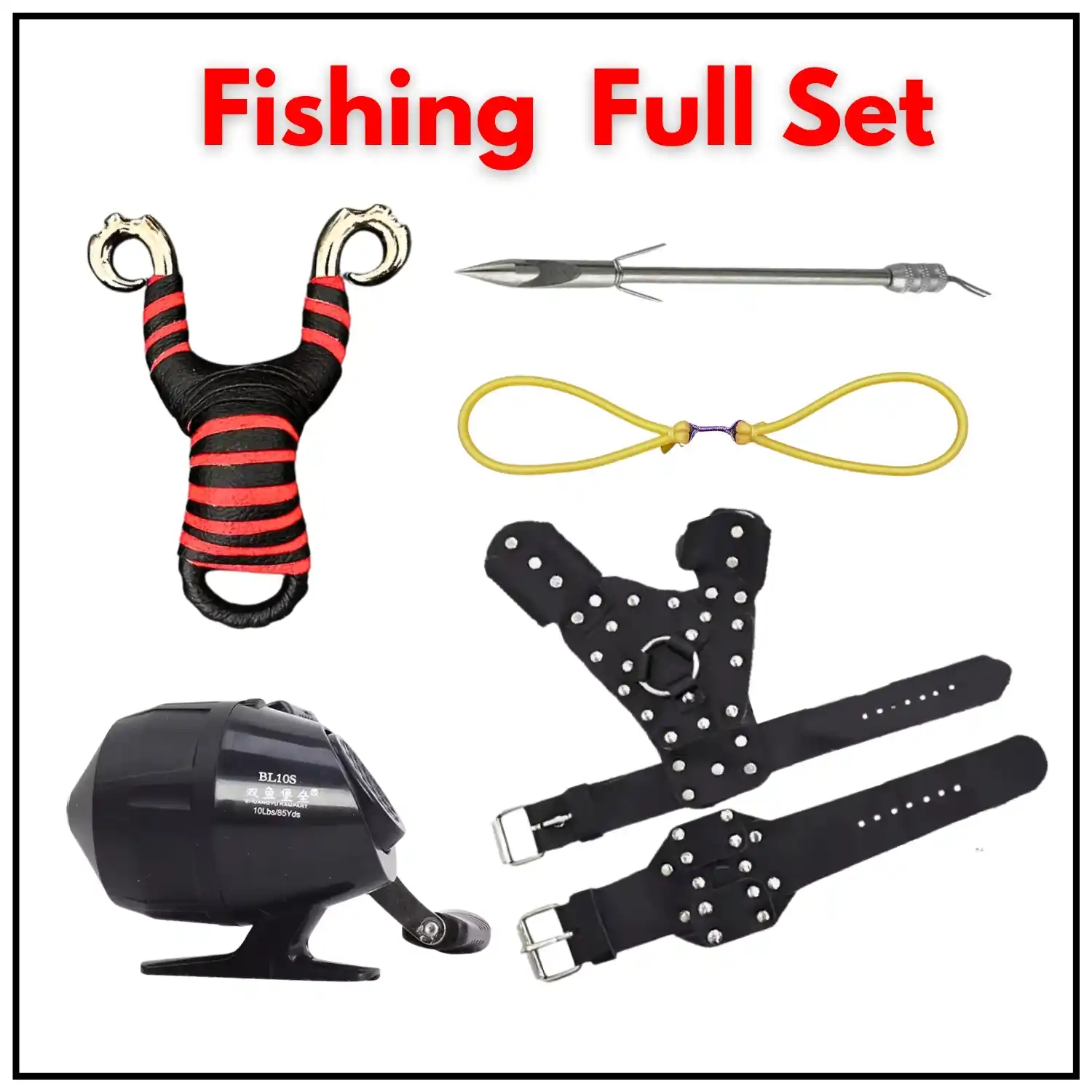 Fishing Full Set Slingshot a Set Shooting Outdoor Affordable Luxury Sports Slingshot Hunting Other Shooting Products