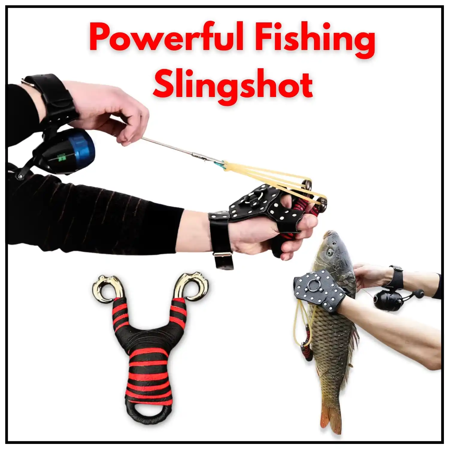 Fishing Full Set Slingshot a Set Shooting Outdoor Affordable Luxury Sports Slingshot Hunting Other Shooting Products
