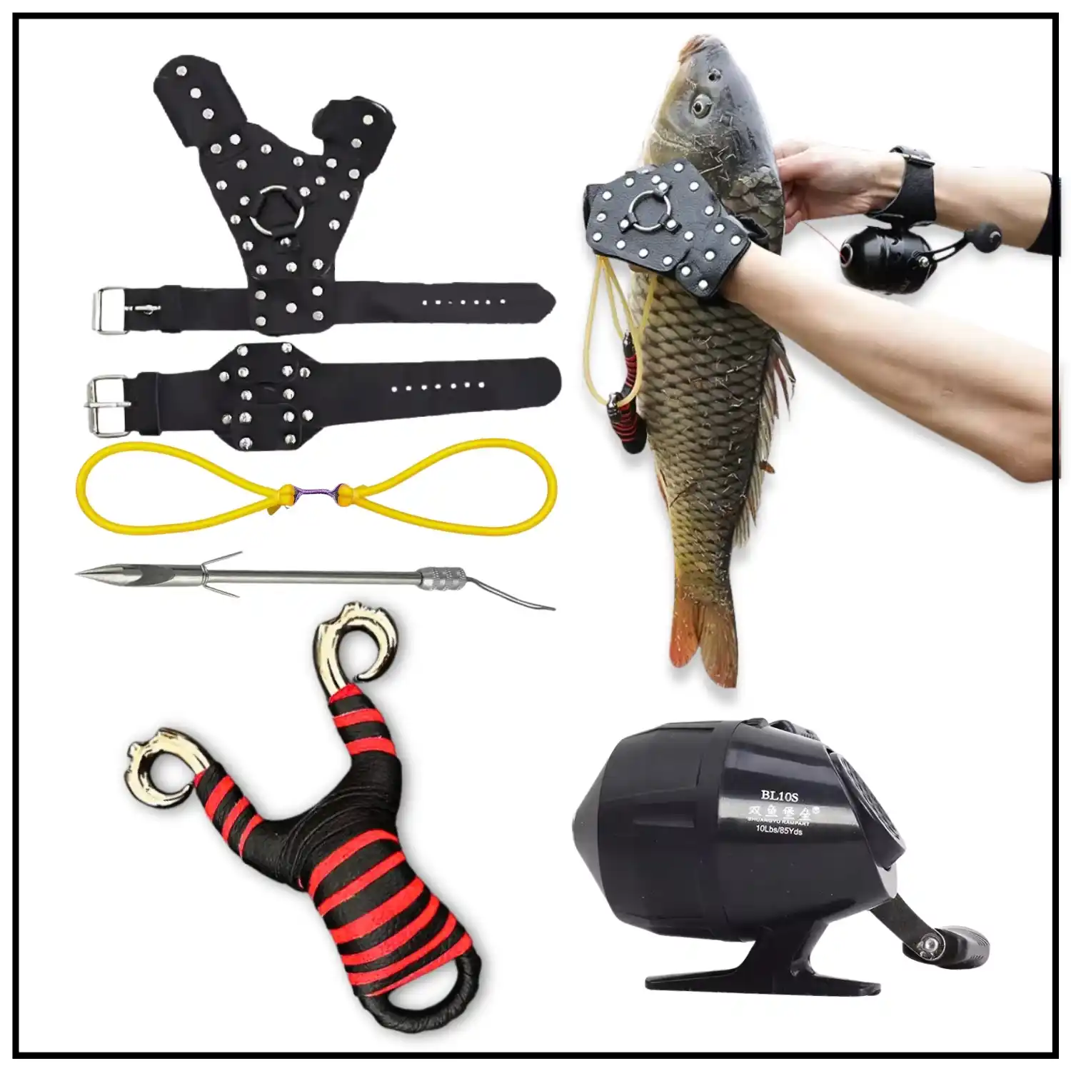 Fishing Full Set Slingshot Shooting Outdoor Affordable Luxury Sports Slingshot Hunting Other Shooting Products