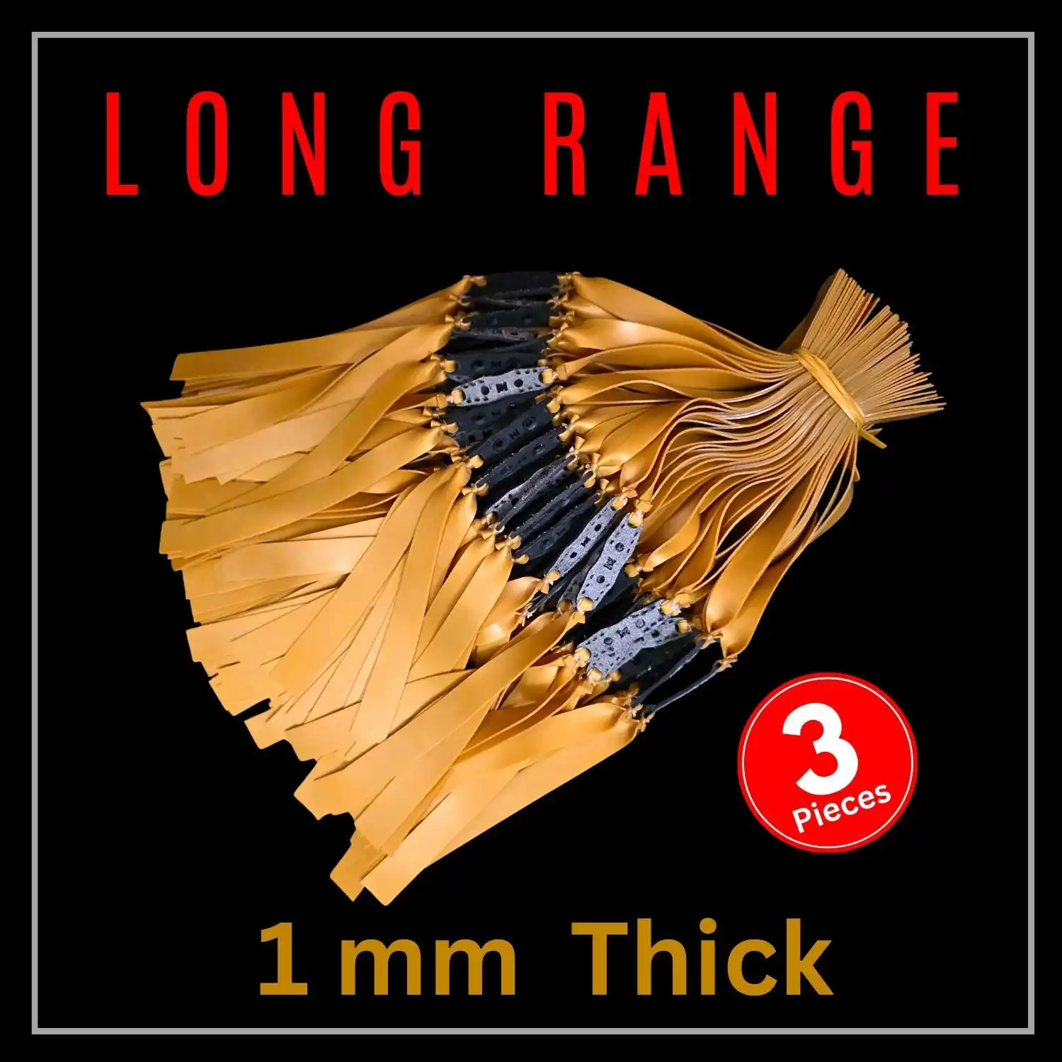 Precise 1 mm Thick , Galaxy high quality Slingshot Rubber, Long Range, Super fast , Hunting special Slingshot band