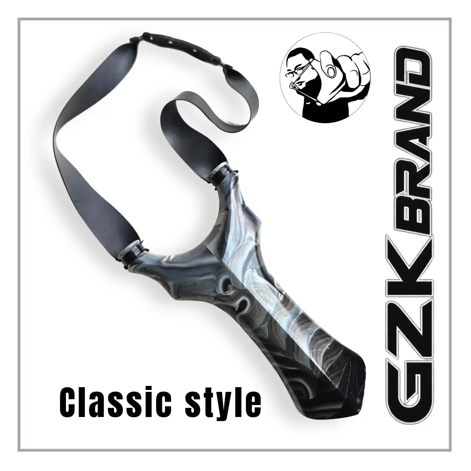 Gzk Slingshot ABS material  Classic Style Best Hunting Slingshot  Gzk Rubber