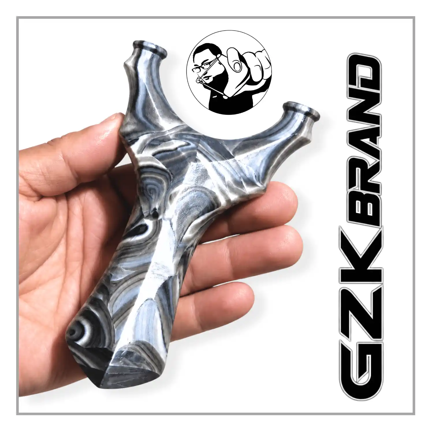 Gzk Slingshot ABS material  Classic Style Best Hunting Slingshot  Gzk Rubber