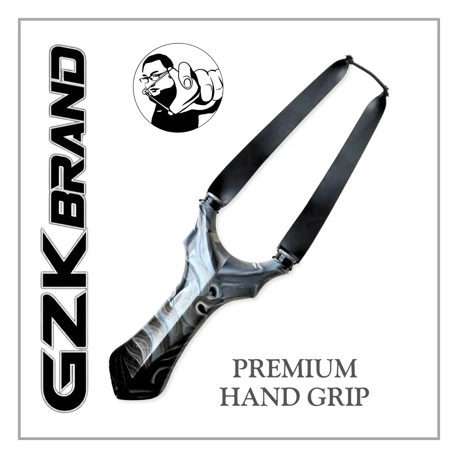 Gzk Slingshot ABS material  Classic Style Best Hunting Slingshot  Gzk Rubber