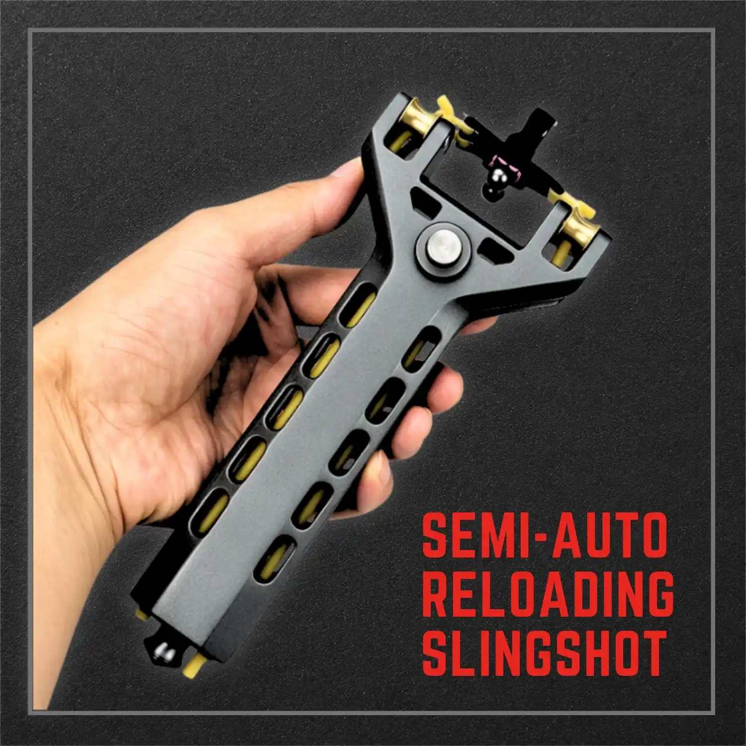 G5 Automatic Reloading Slingshot High Precision Multi Shot Cartridge Reload Catapult Outdoor Hunting Slingshot