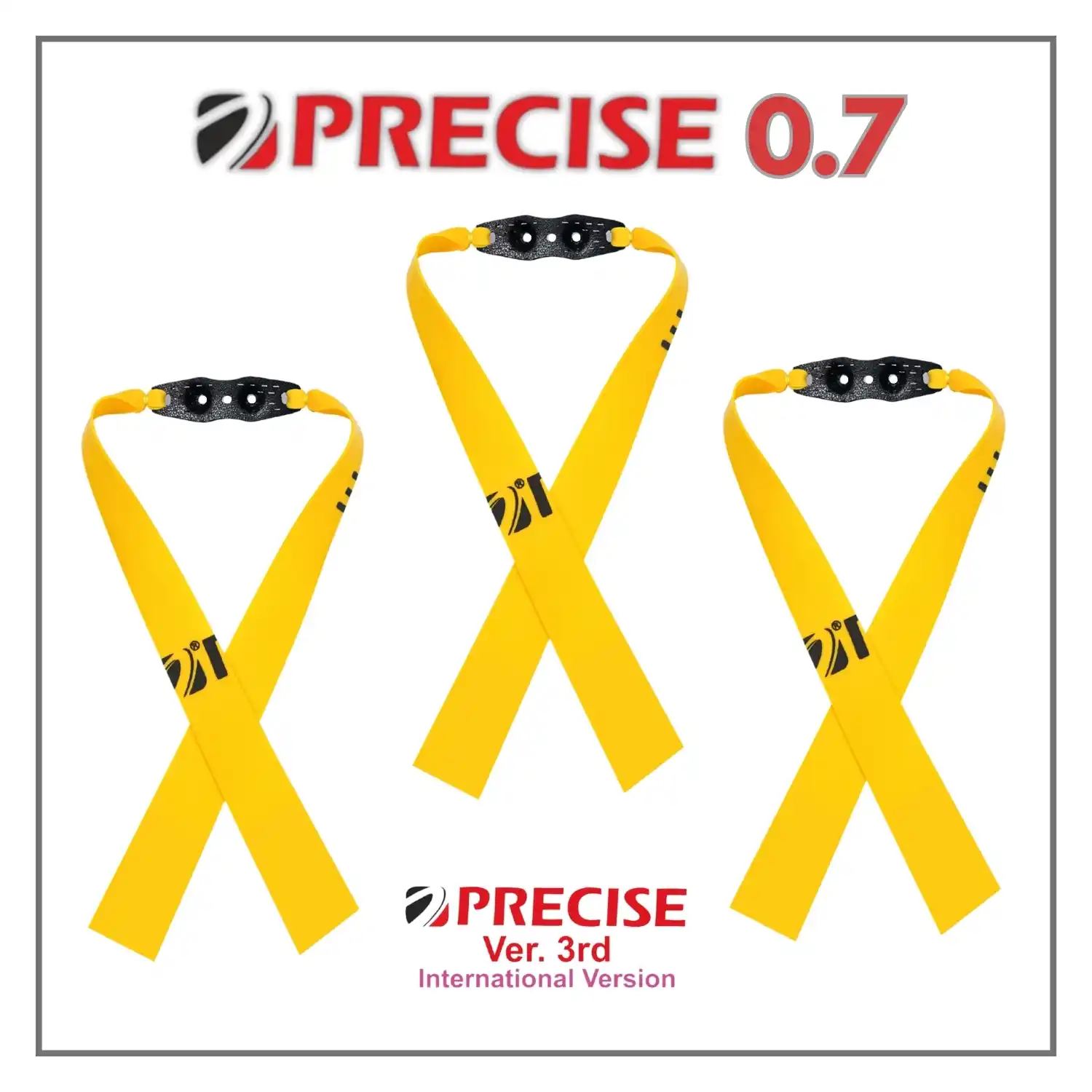 Precise 0.7 Slingshot Rubber Bands (3 Pieces) | High Elastic Latex Flatbands | Durable Replacement Bands for Hunting & Target Practice