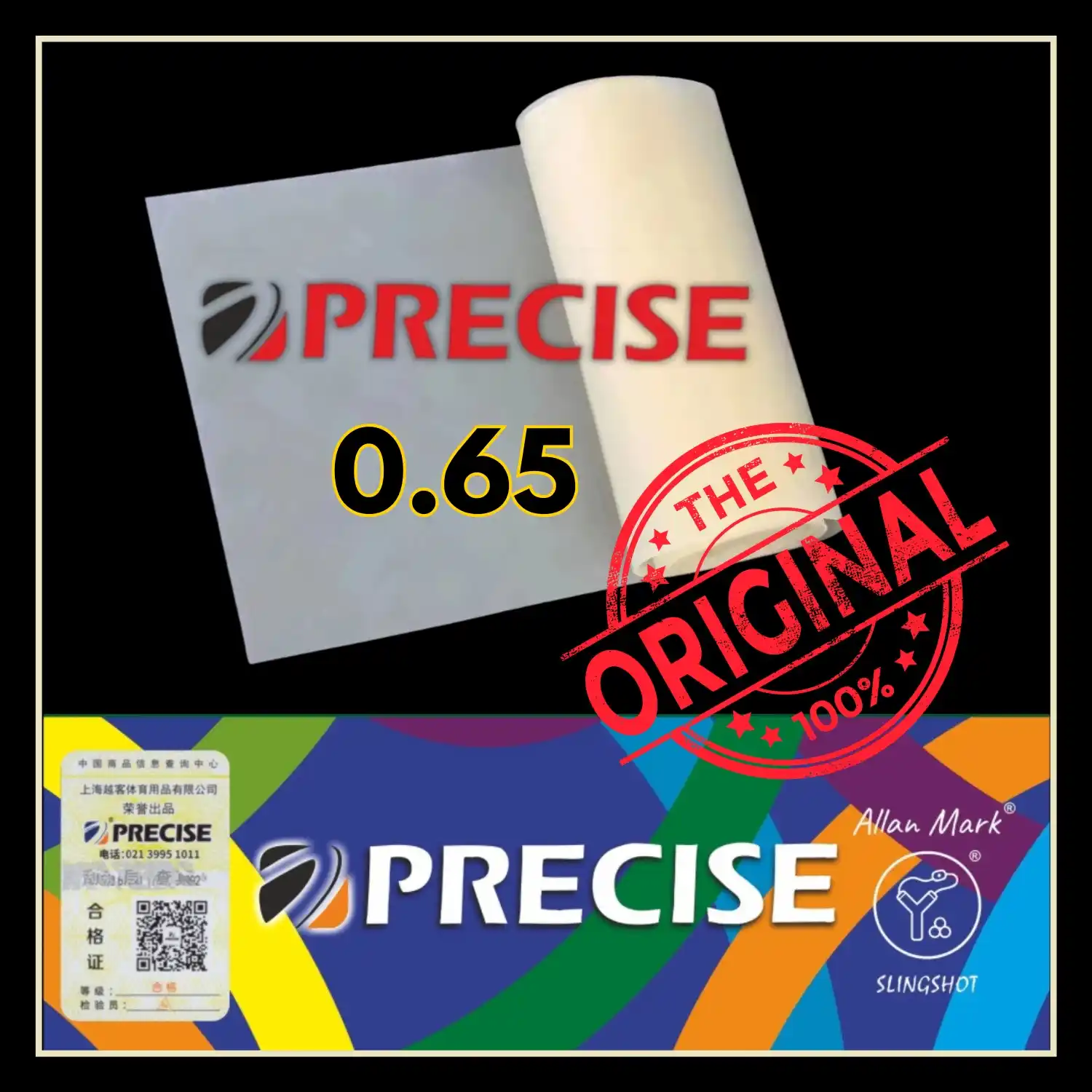 Precise 0.65 Slingshot Rubber Bands (6 Pieces) | High Elastic Latex Flatbands | Durable Replacement Bands for Hunting & Target Shooting