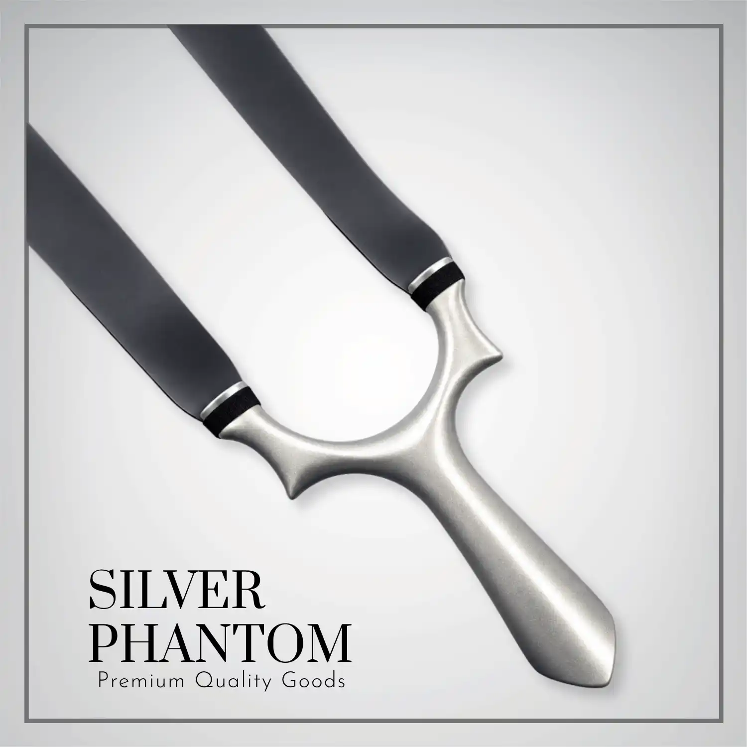 SILVER PHANTOM New High Quality Stainless Steel Outdoor Shooting Slingshot Affordable Luxury Outdoor Sports and Hunting Slingshot